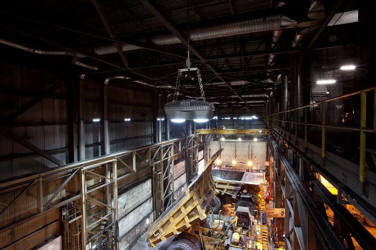 LED Lighting Upgrade for Mining Maintenance Facility in Canada