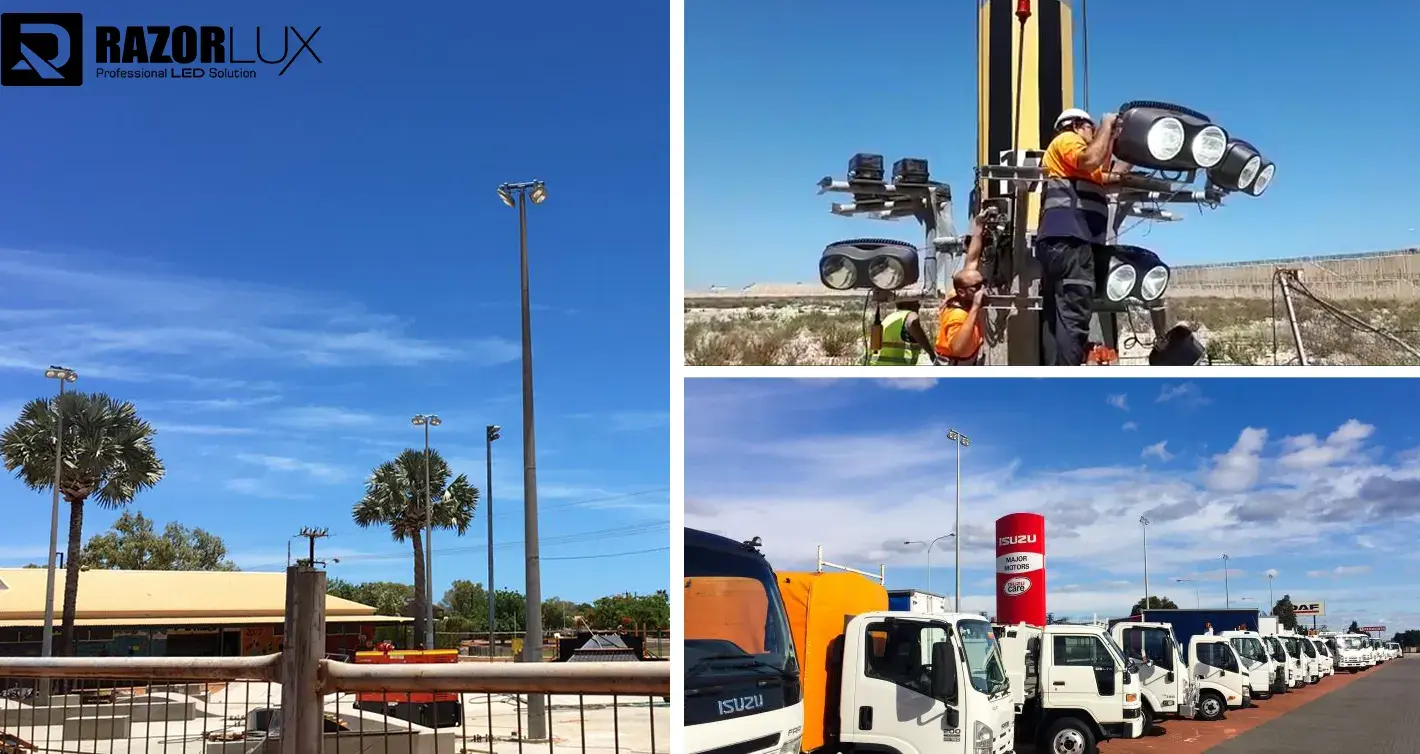 Understanding High Mast Led Flood Light Installation Heights and Coverage