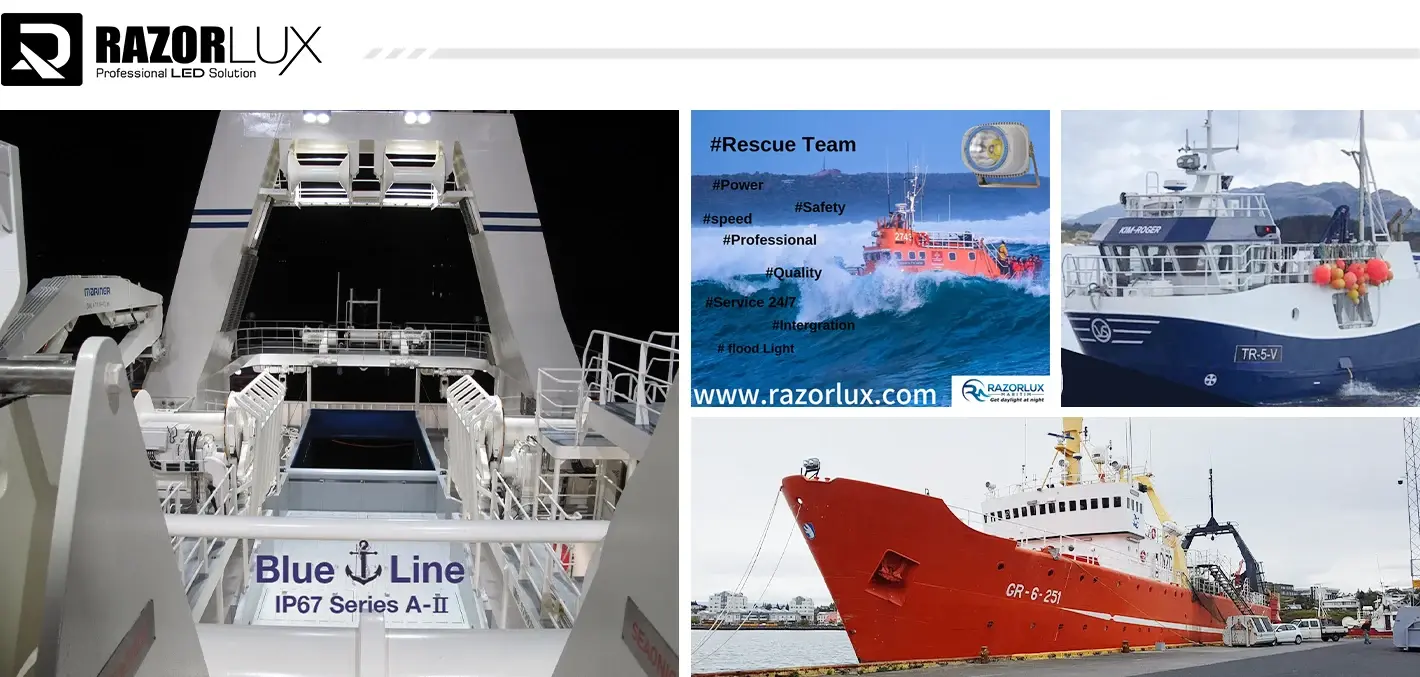 Marine Vessel Deck and Navigation Lighting