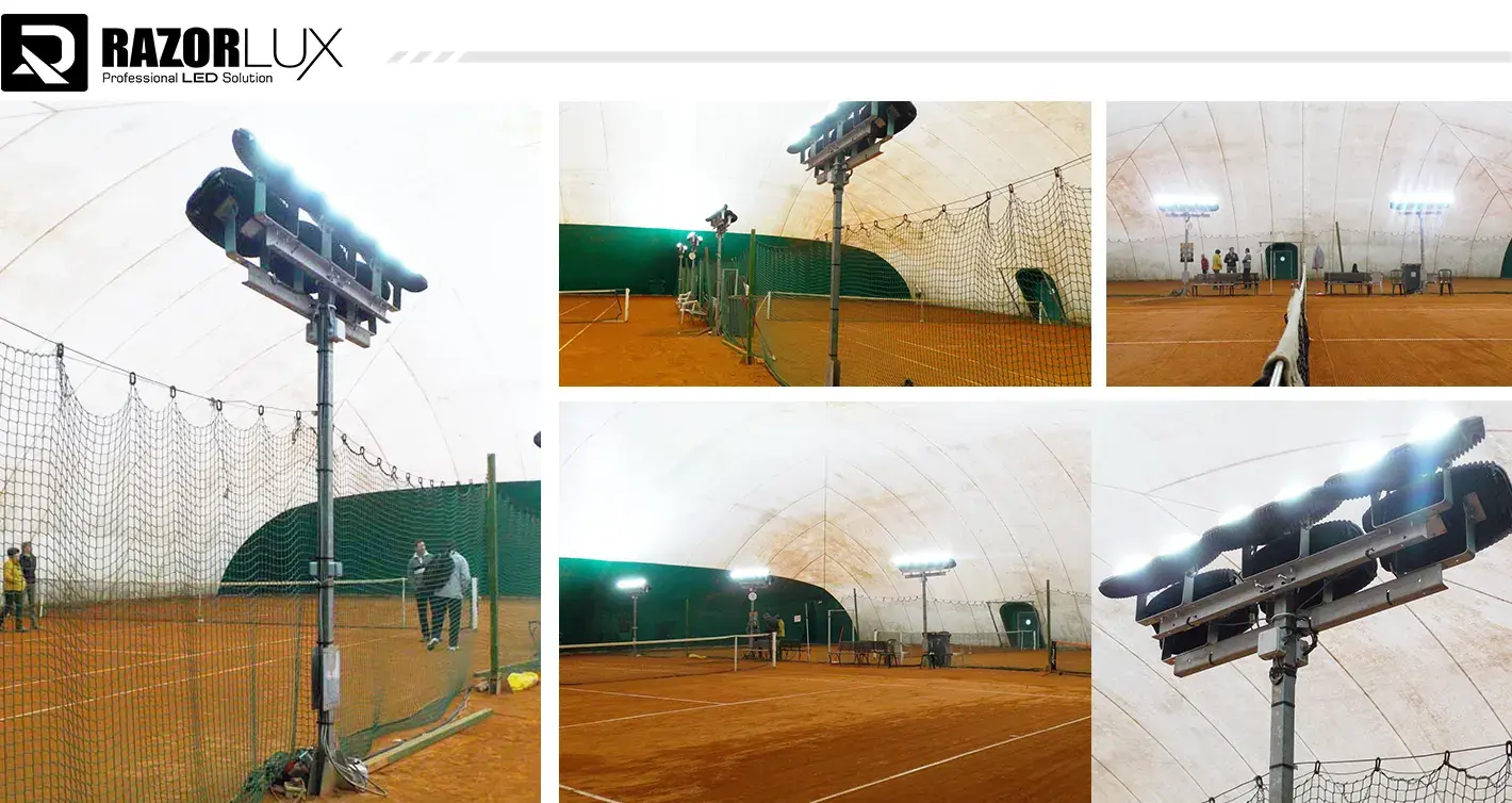 outdoor tennis court light application picture