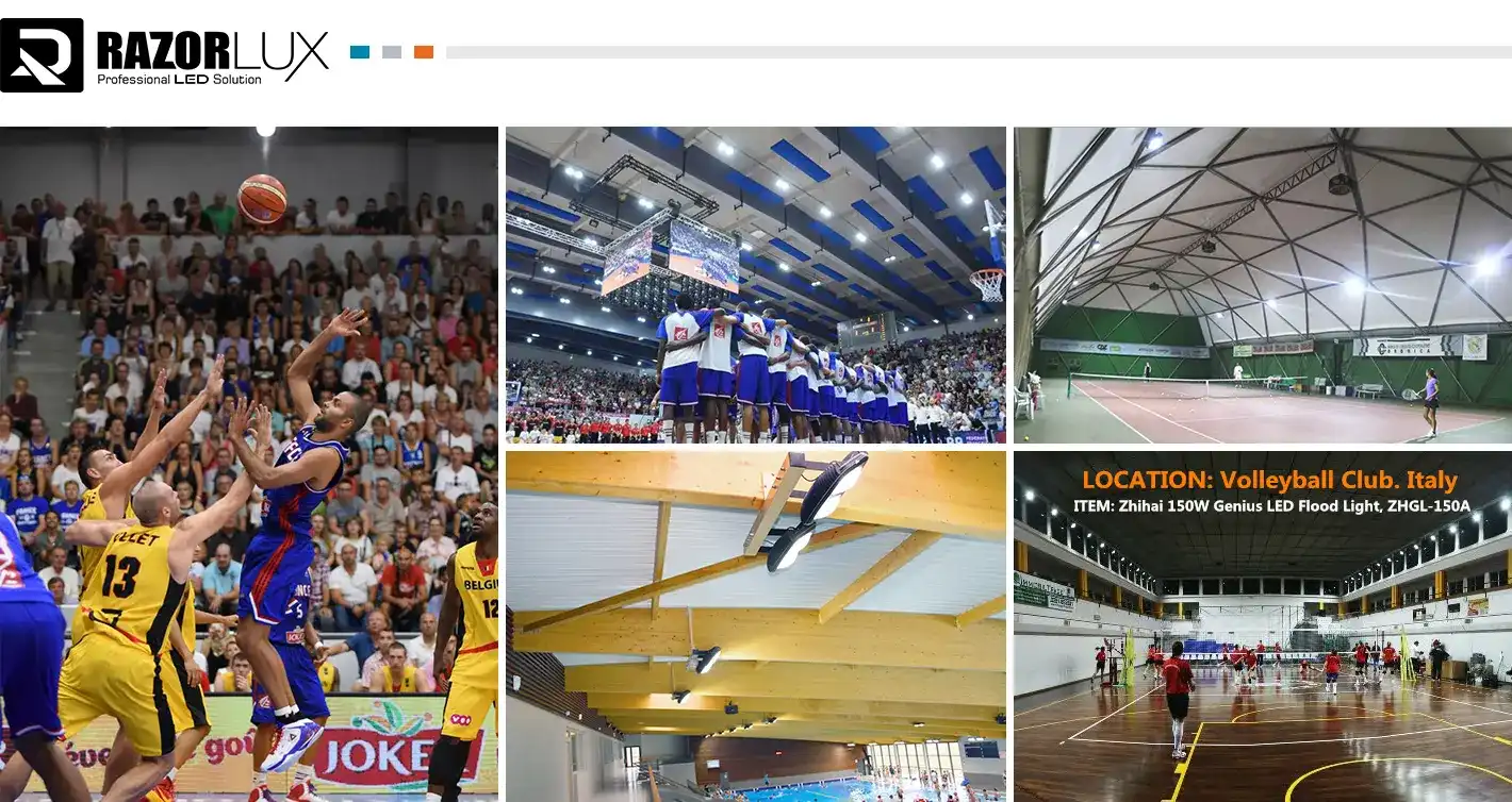 sport stadium of outdoor led flood lights