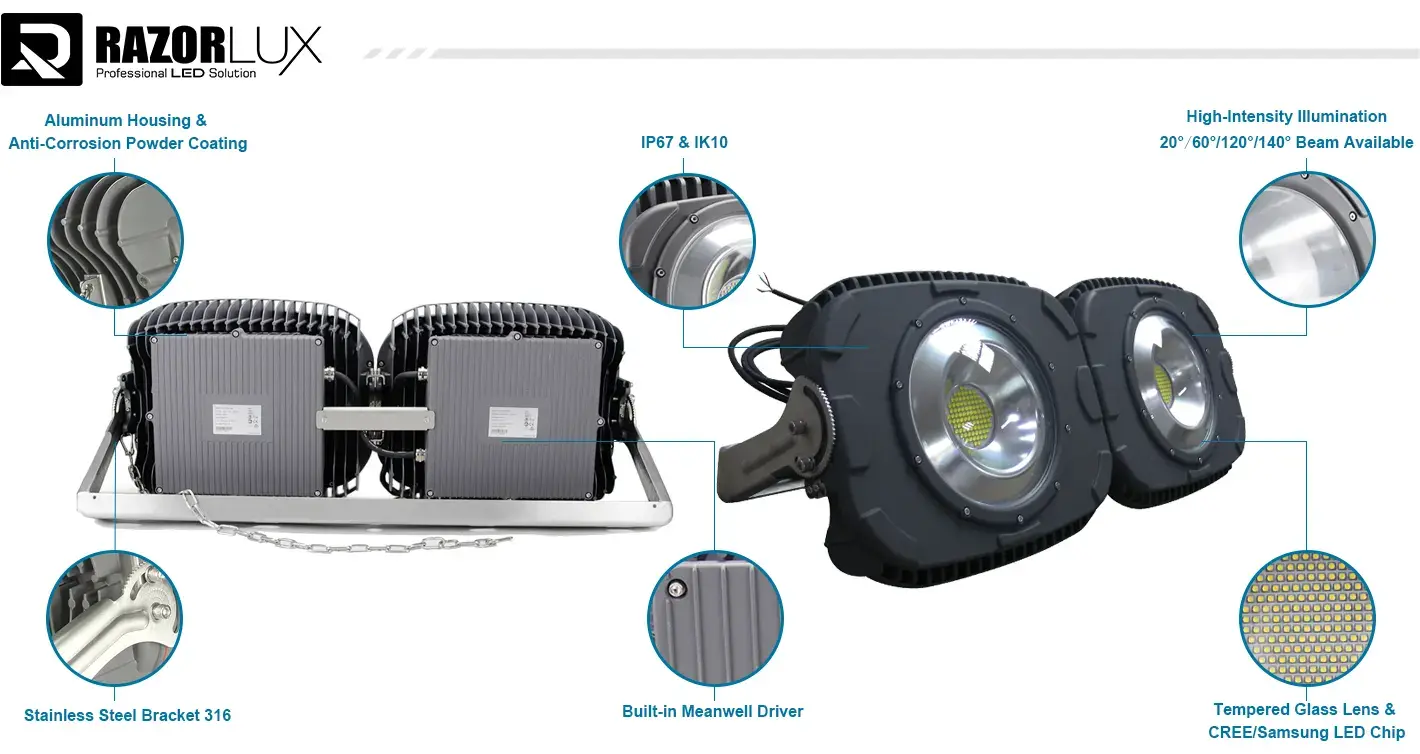 1200w most powerful flood light