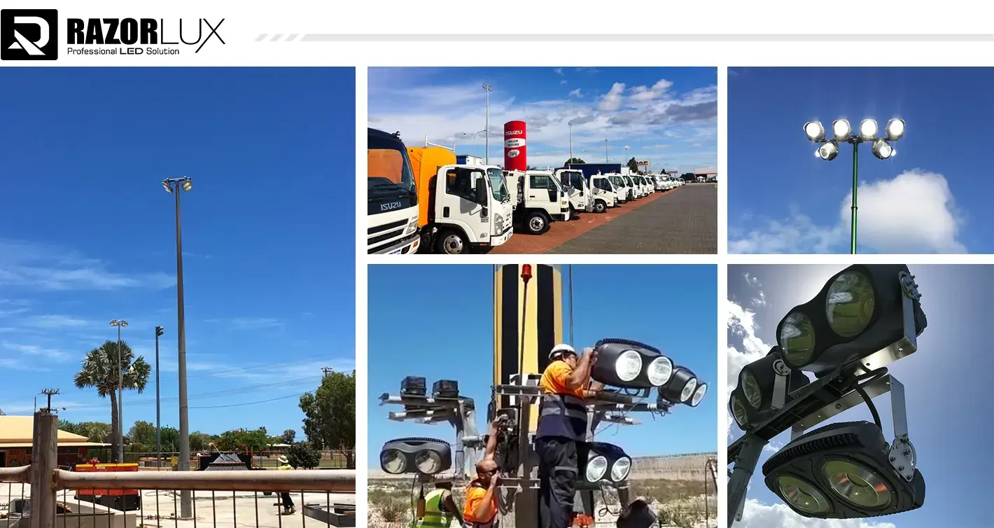 1000w industrial led flood light application