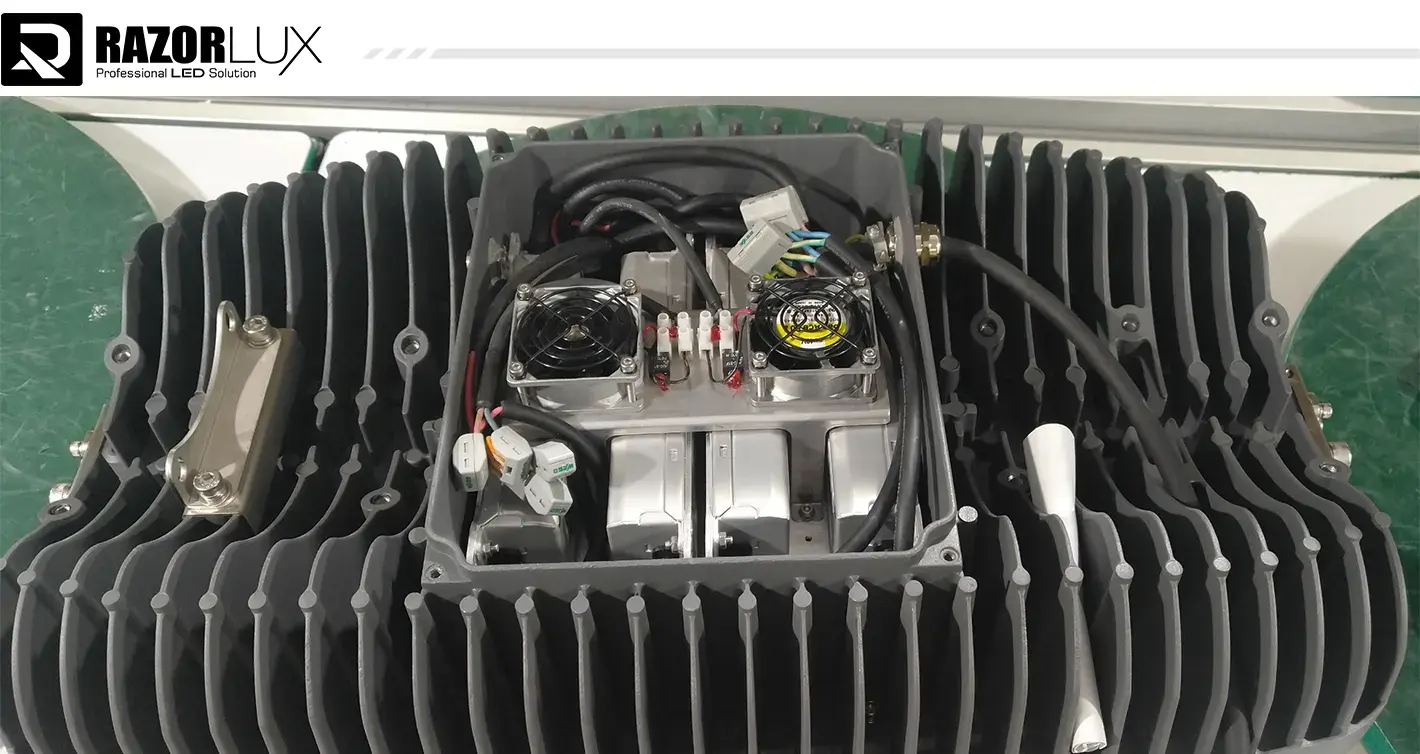 built-in meanwell driver arrangement