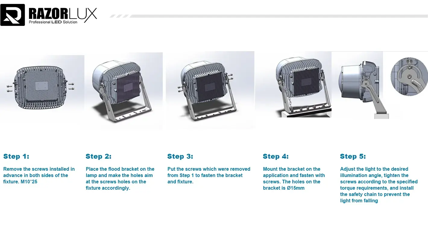 installation guide of 400w equivalent led flood light installation guide of 400w equivalent led flood light