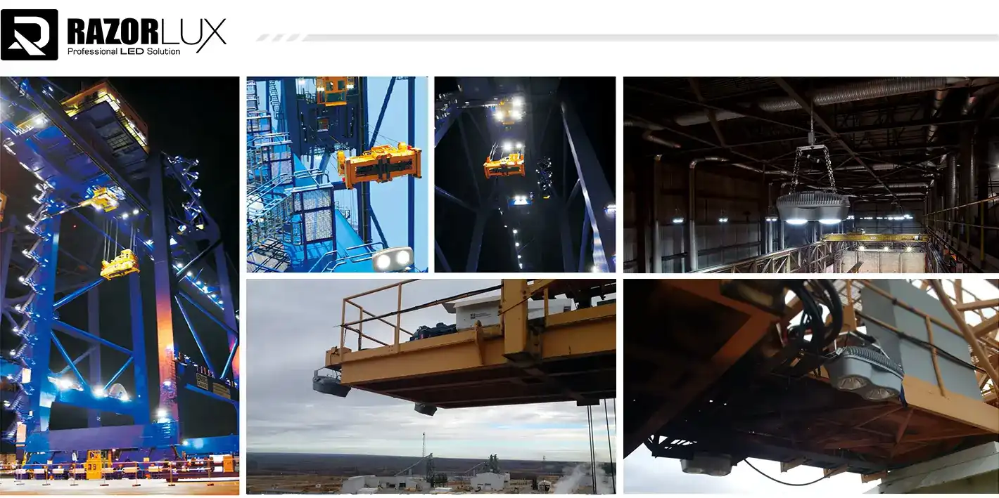 project picture of led overhead crane light project picture of led overhead crane light