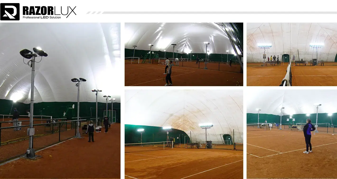 Tennis court flood light