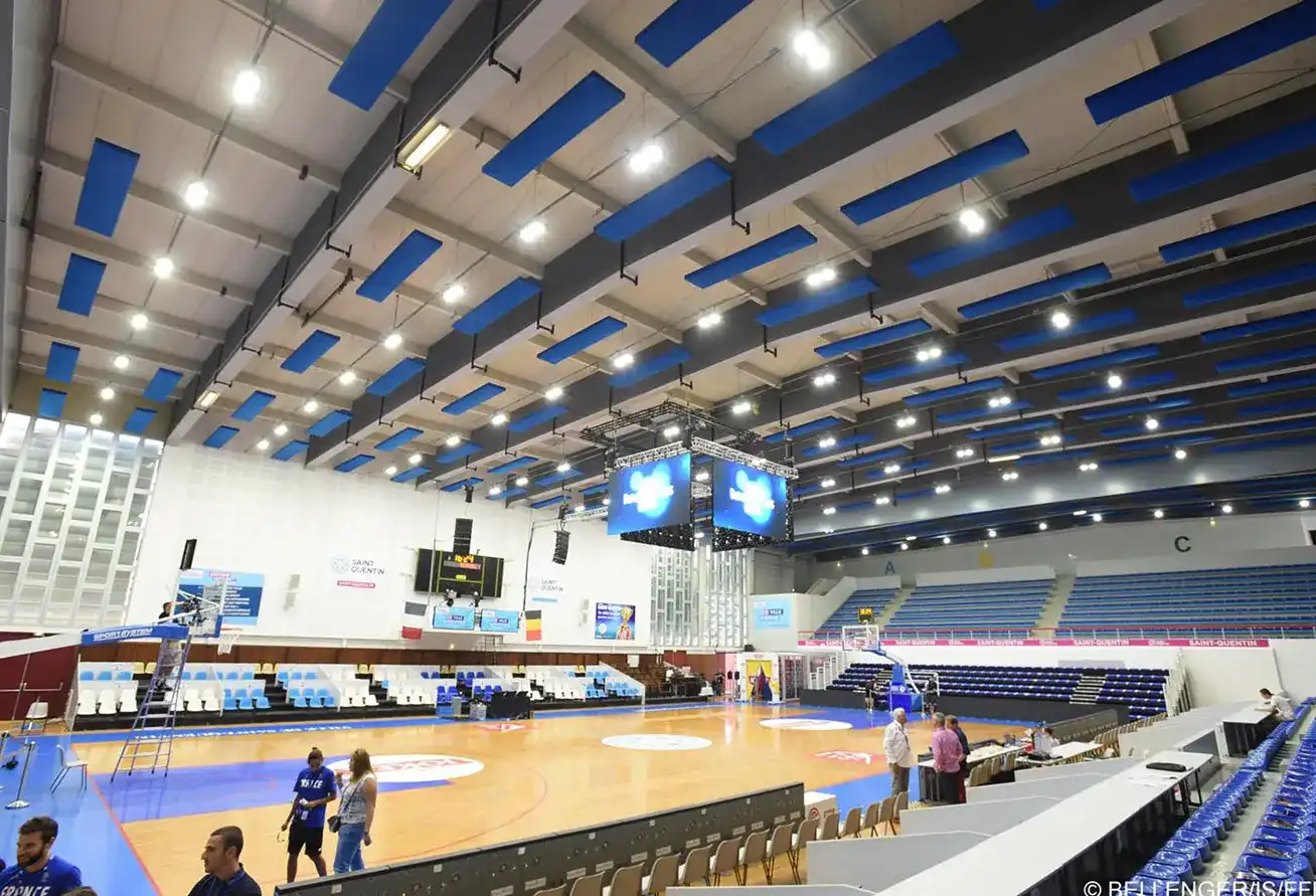 Sports Venue 120000lm Led Sports Light 347 Vac Basketball Court Lights: Uniform Illumination & Low Glare