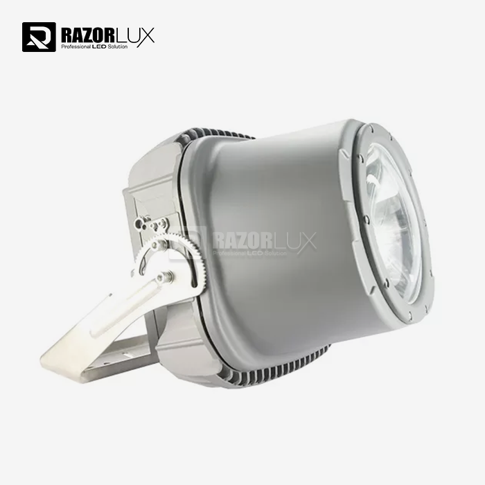 Luces de estadio LED de aluminio IK10 de 500 W e 60000 XNUMX lm para terreos deportivos