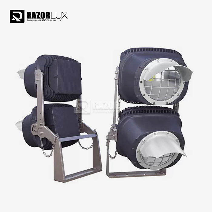 Aluminium IP65 LED højmastlys 1000W RoHS LED baseballbanelys