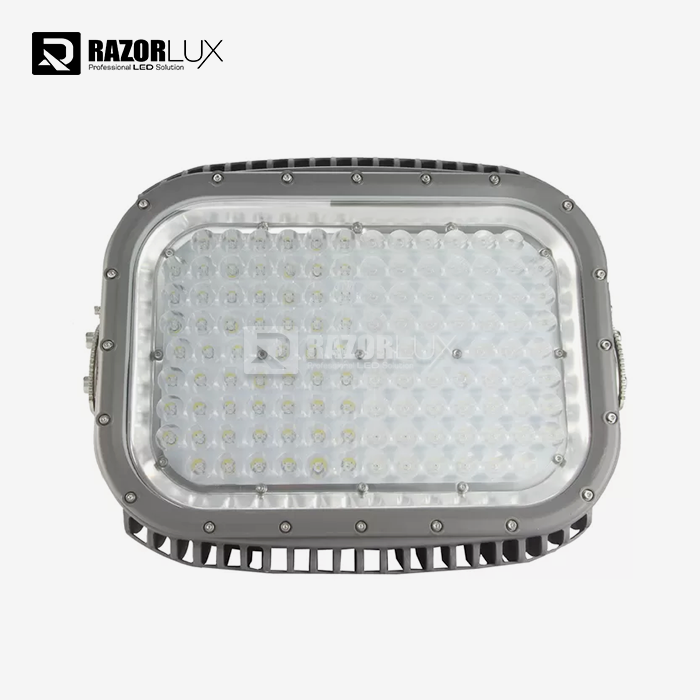 Proyector LED regulable de aforro de enerxía con soporte de aceiro inoxidable