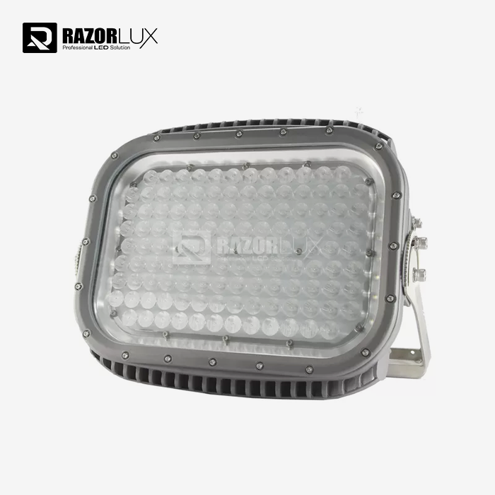 Foco de inundación LED regulable de 66 W para edificios IP500, ángulo de 10 graos e lavador de parede